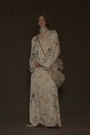 Mutedance 24 Autumn and Winter Wear Scarf Flower Dye Long Dress MD-MD24FW105-HOAYR MD24FW106